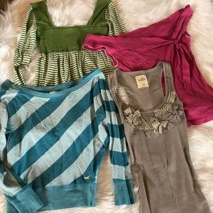 Lot of size XS Hollister shirts